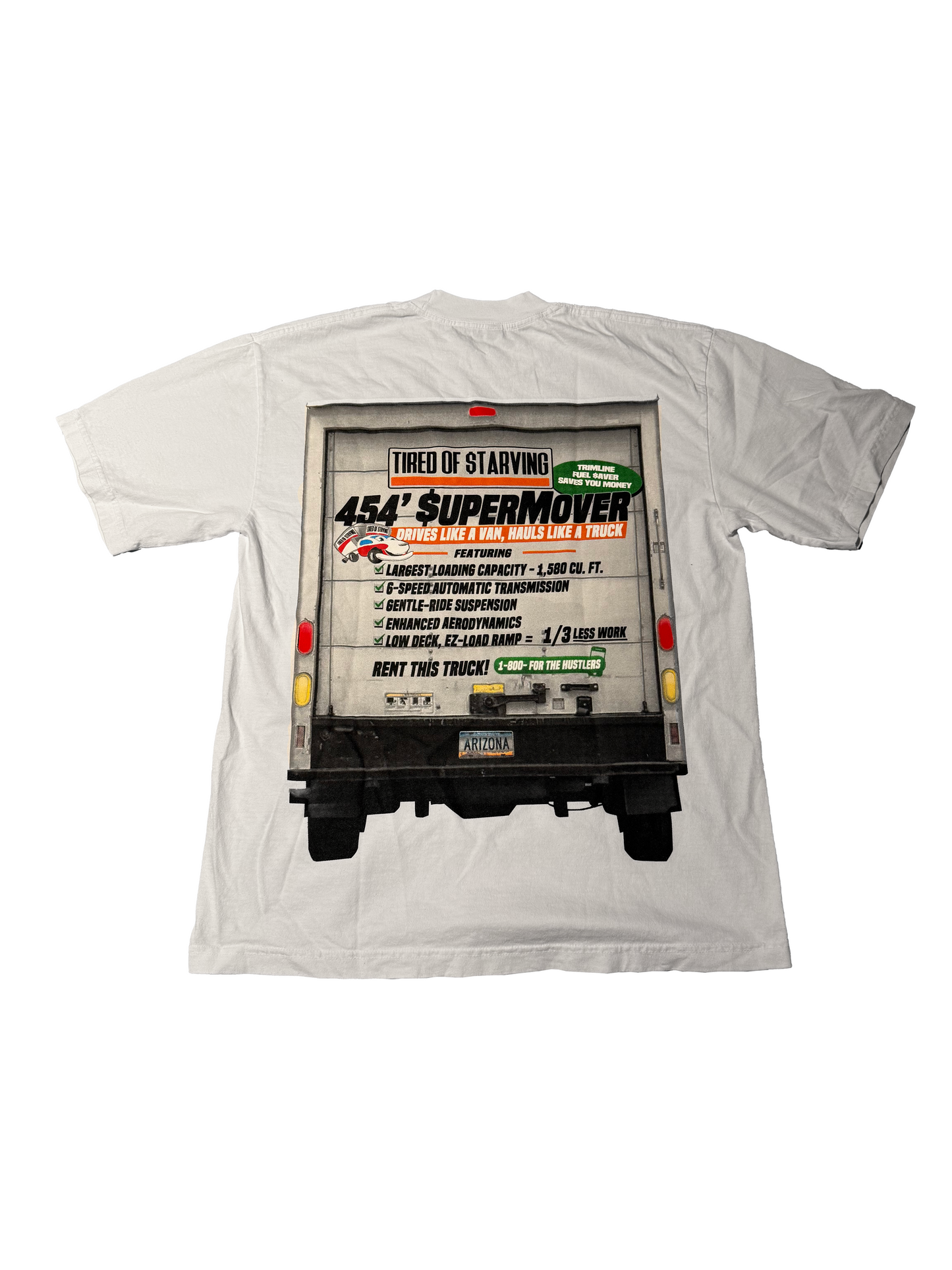 TiredOf$tarving "SuperMover" tee (white)