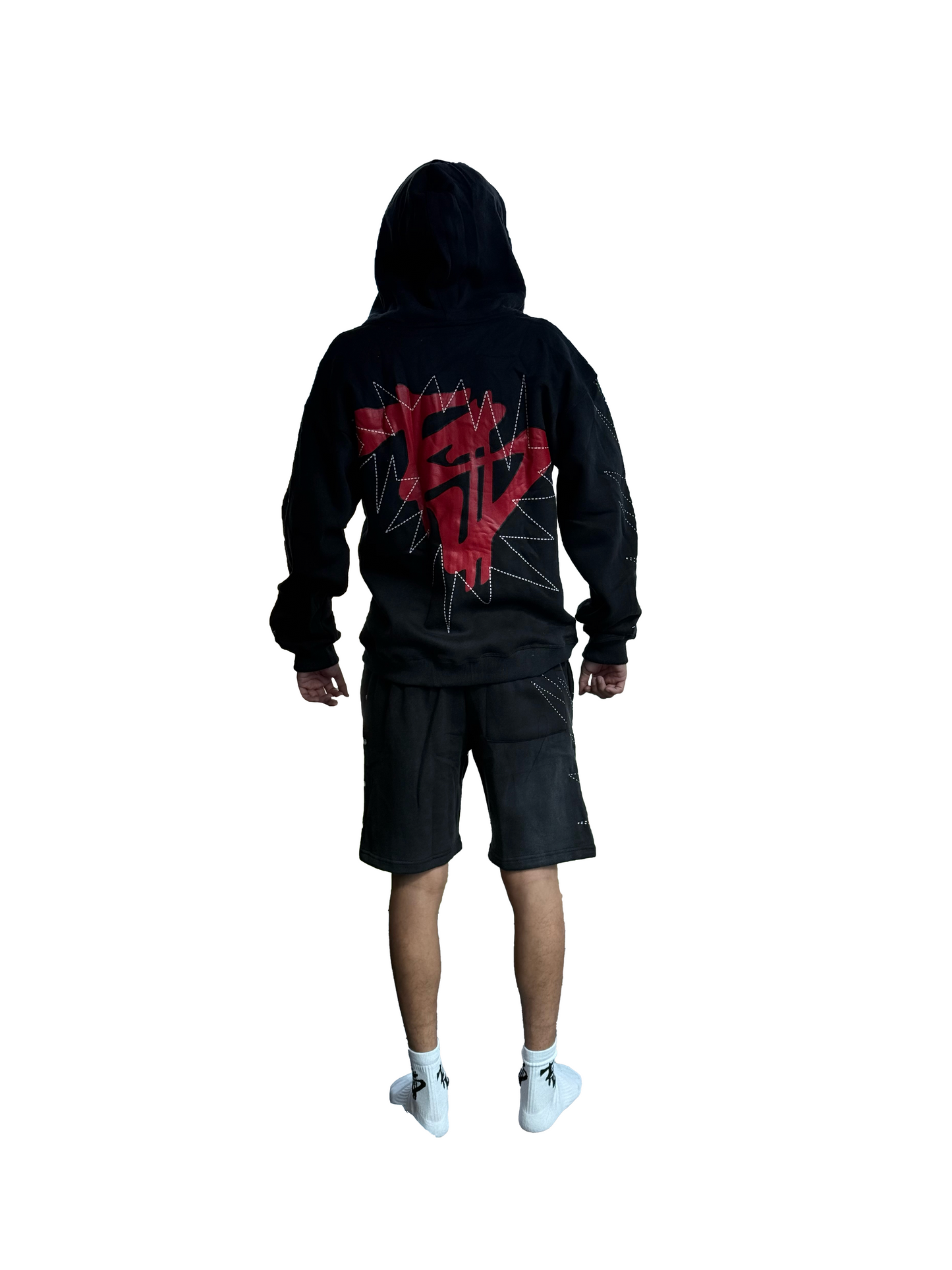 TiredOf$tarving "Hustle" set (red/black)