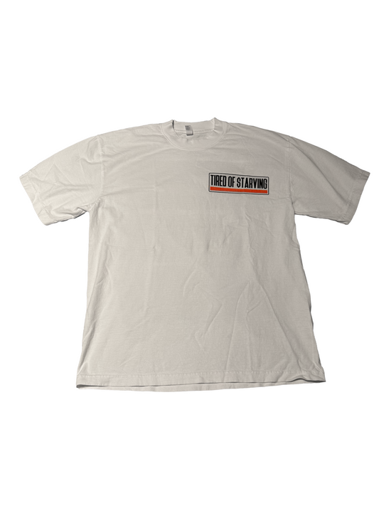 TiredOf$tarving "SuperMover" tee (white)
